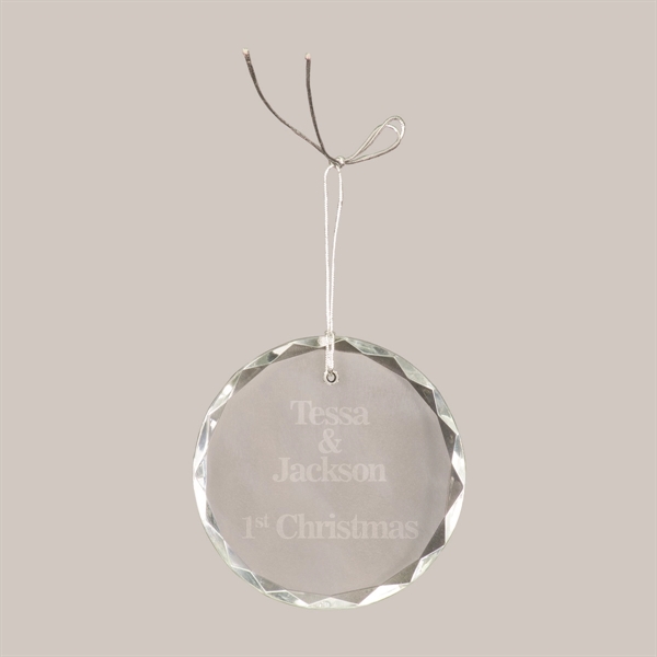 Hanging faceted crystal ornaments with silver hanging string. Assorted shapes.... from ASI 74601 Calico