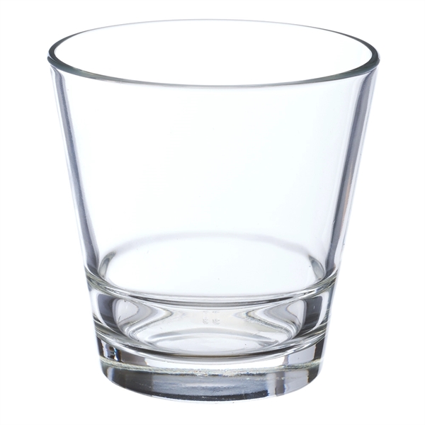 10.5 oz. stackable old fashioned glass with screen printed customization.... from ASI 39552 BEL Promo