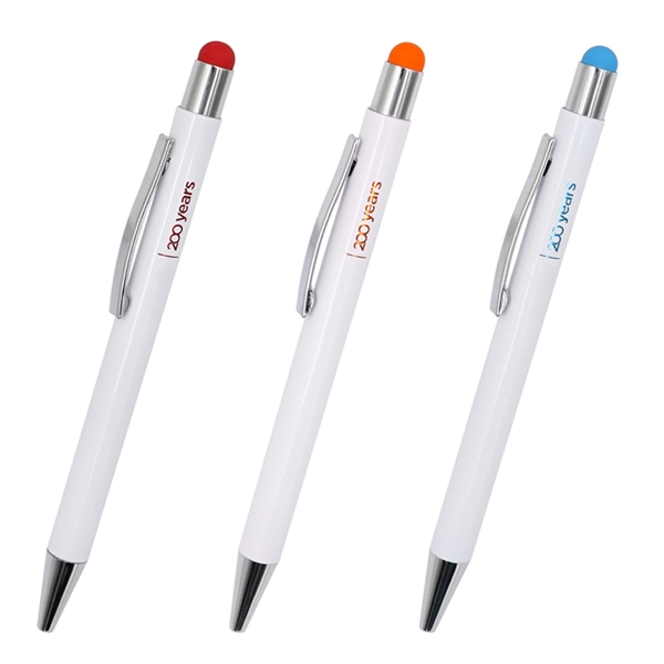 Colorful Metal Stylus Pen made of metal with a lacquer finish... from ASI 37218 Athena Promo (tm)