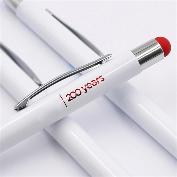 Colorful Metal Stylus Pen made of metal with a lacquer finish... from ASI 37218 Athena Promo (tm)