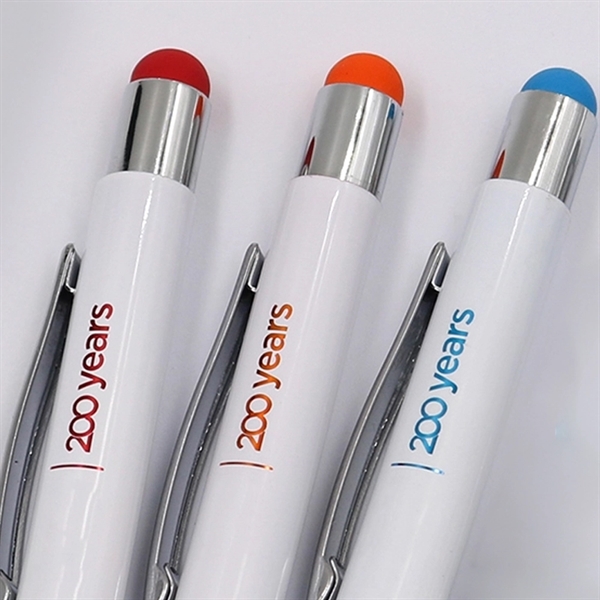 Colorful Metal Stylus Pen made of metal with a lacquer finish... from ASI 37218 Athena Promo (tm)