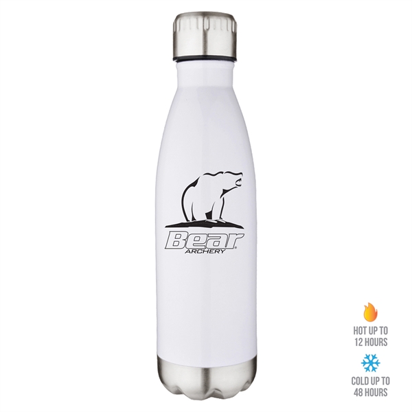 17 oz. insulated double wall stainless steel bottle in custom gift... from ASI 90807 Tekweld