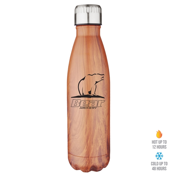 17 oz. insulated double wall stainless steel bottle in custom gift... from ASI 90807 Tekweld