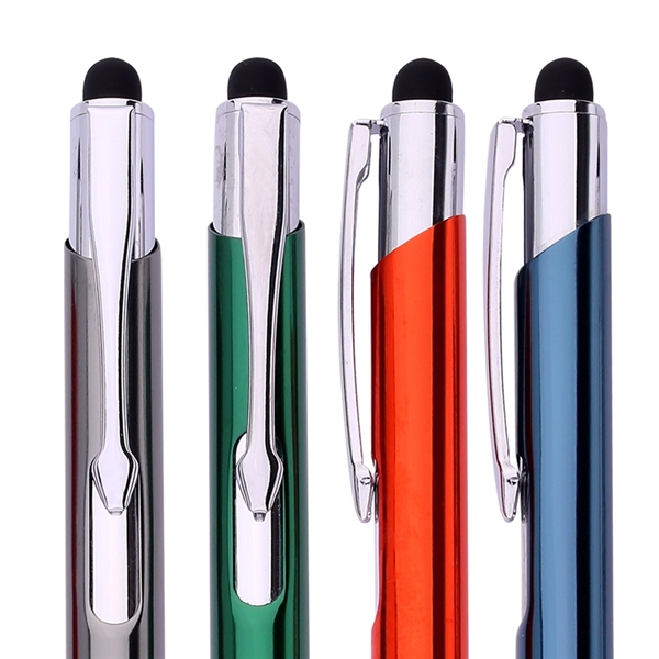 Aluminum stylus pen available in several colors with a stylus tip.... from ASI 37218 Athena Promo (tm)