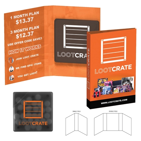 Awareness Tek booklet with single or double fold option and square... from ASI 90807 Tekweld