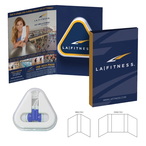 Awareness Tek booklet with single or double fold option and triangle... from ASI 90807 Tekweld