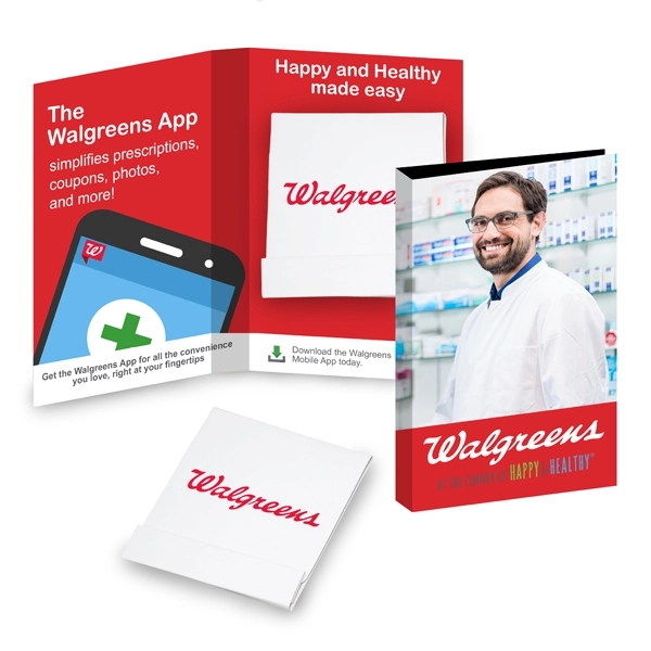 Awareness Tek booklet with single or double fold option and matchbook... from ASI 90807 Tekweld