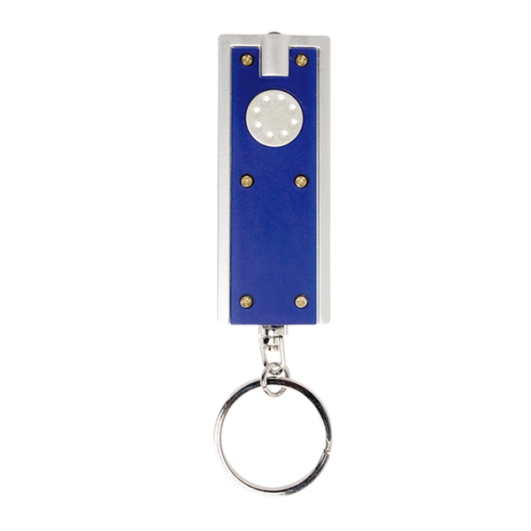 Slim Design Key Holder with Bright LED flashlight and split ring... from ASI 79840 The Proinnovative Line / Proinnovative Line