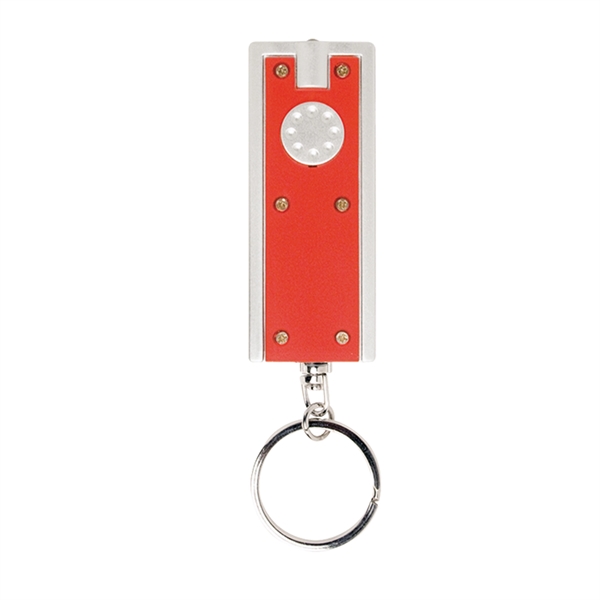 Slim Design Key Holder with Bright LED flashlight and split ring... from ASI 79840 The Proinnovative Line / Proinnovative Line