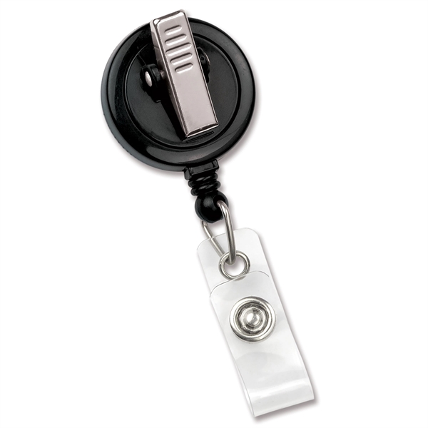 MaxLabel custom badge reels feature an extra large imprint area for... from ASI 79898 Promovision / PROMOVISION