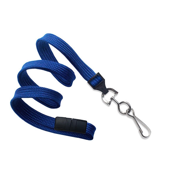 36" x 3/8" blank breakaway style tube lanyard with swivel hook... from ASI 62088 IDProductsource