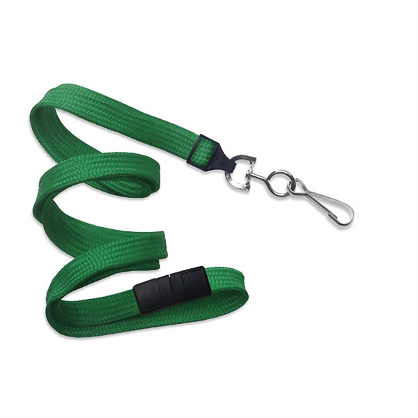 36" x 3/8" blank breakaway style tube lanyard with swivel hook... from ASI 62088 IDProductsource