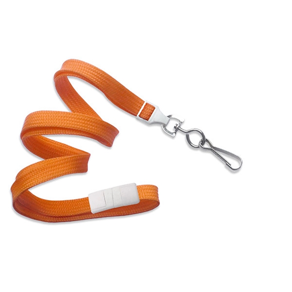 36" x 3/8" blank breakaway style tube lanyard with swivel hook... from ASI 62088 IDProductsource