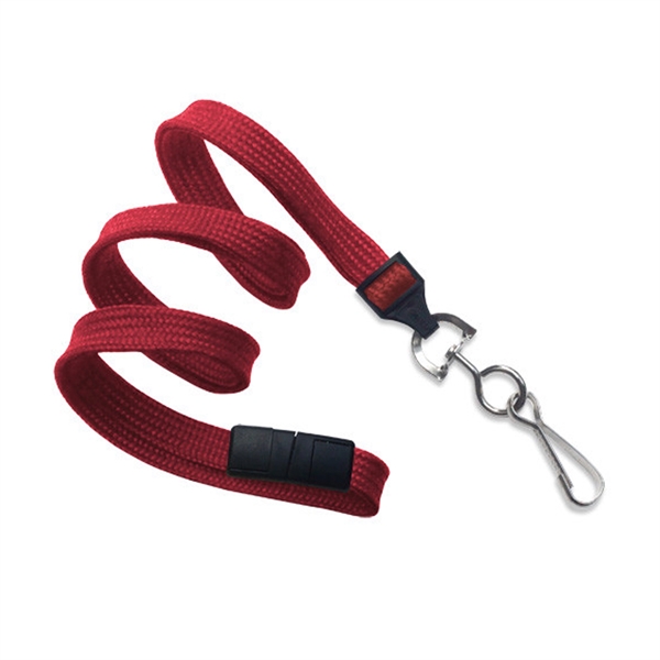 36" x 3/8" blank breakaway style tube lanyard with swivel hook... from ASI 62088 IDProductsource