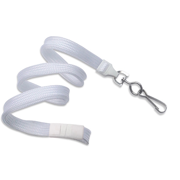 36" x 3/8" blank breakaway style tube lanyard with swivel hook... from ASI 62088 IDProductsource