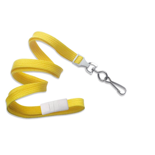36" x 3/8" blank breakaway style tube lanyard with swivel hook... from ASI 62088 IDProductsource