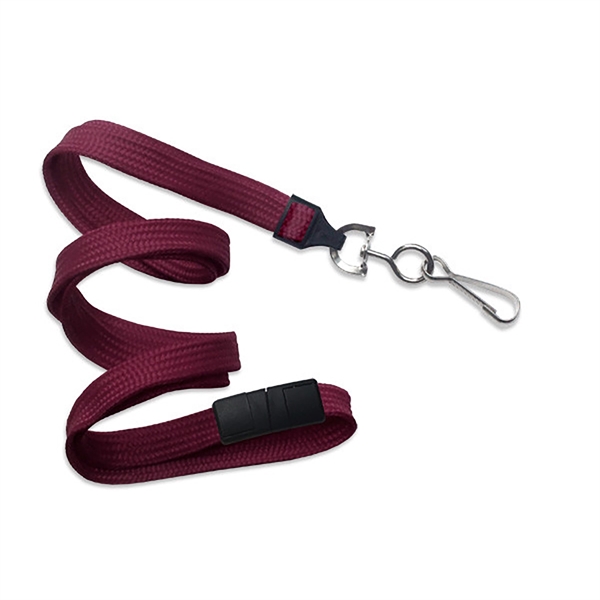 36" x 3/8" blank breakaway style tube lanyard with swivel hook... from ASI 62088 IDProductsource