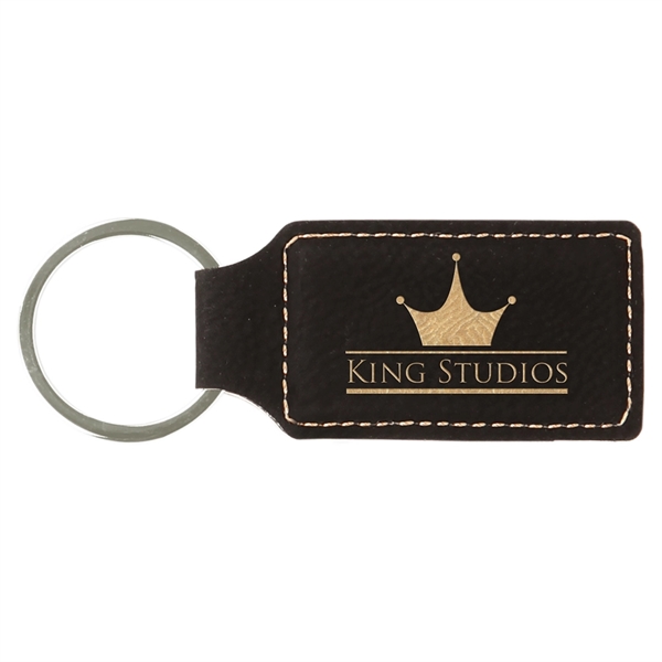 Leatherette key tag with metal ring.... from ASI 59080 Halls & Company