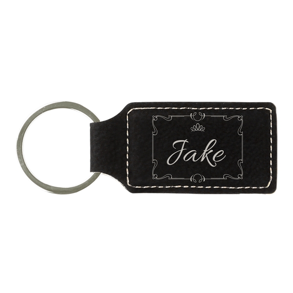 Leatherette key tag with metal ring.... from ASI 59080 Halls & Company
