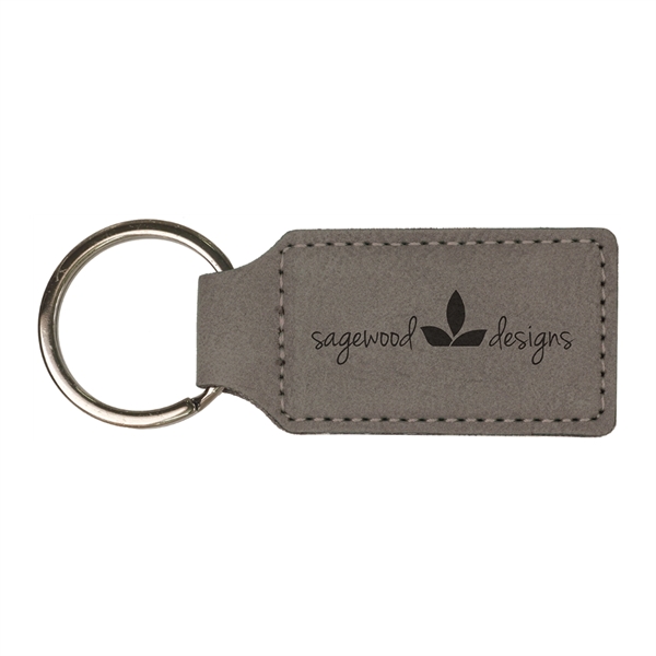 Leatherette key tag with metal ring.... from ASI 59080 Halls & Company