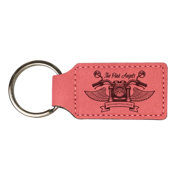 Leatherette key tag with metal ring.... from ASI 59080 Halls & Company
