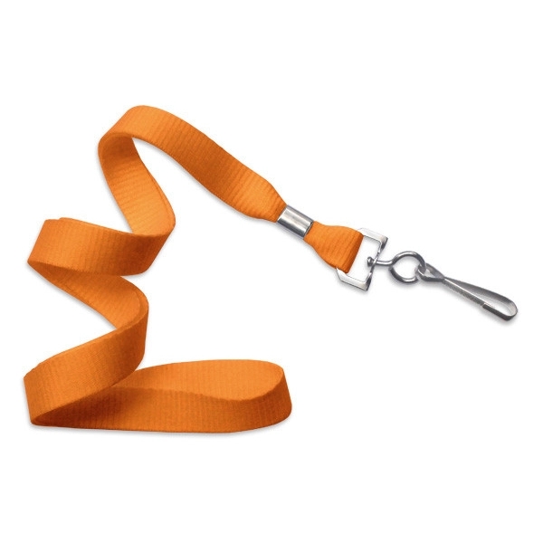 5/8" thick blank flat polyester lanyard with swivel hook in packs... from ASI 62088 IDProductsource