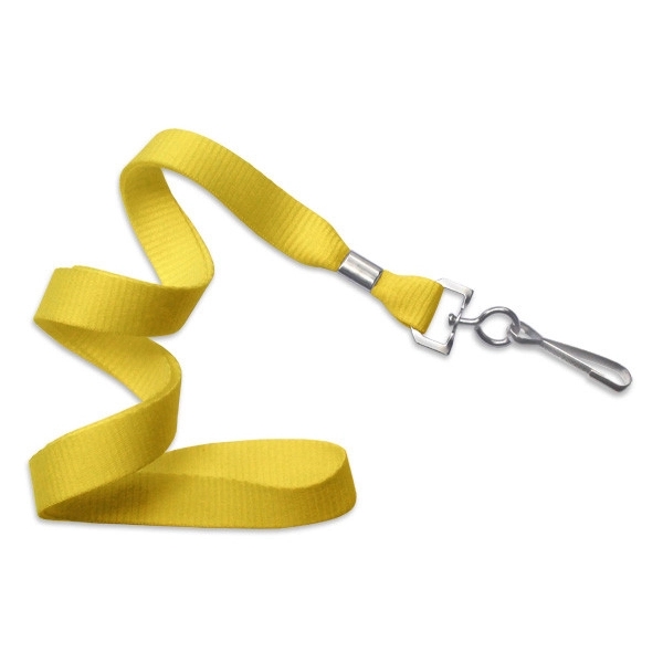 5/8" thick blank flat polyester lanyard with swivel hook in packs... from ASI 62088 IDProductsource