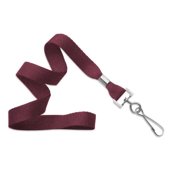 5/8" thick blank flat polyester lanyard with swivel hook in packs... from ASI 62088 IDProductsource