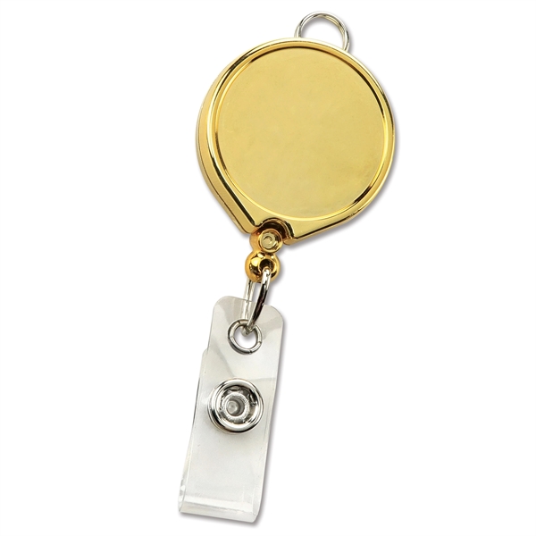 Custom badge reels feature an extra-large imprint area. Loop on top... from ASI 79898 Promovision / PROMOVISION