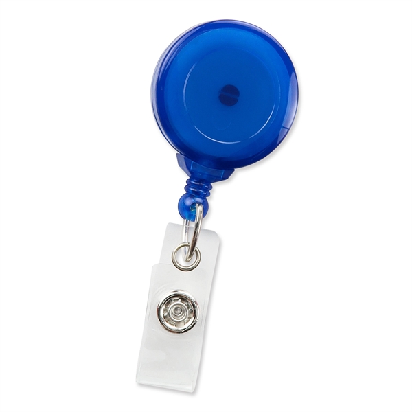 Custom badge reel features a No-Twist bullet to keep ID facing... from ASI 79898 Promovision / PROMOVISION