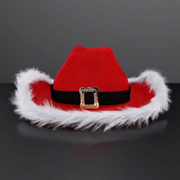 NON-Light Up Santa Cowboy Hat; Blank Pricing... from ASI 34194 ALightPromos