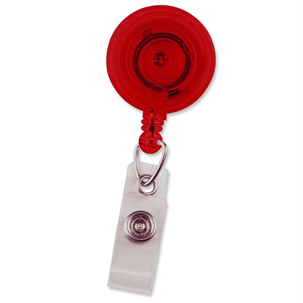 Economical translucent badge reels come with a swivel-type belt clip and... from ASI 79898 Promovision / PROMOVISION