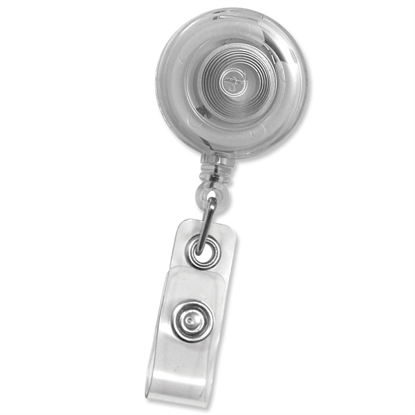 Economical translucent badge reels come with a slide-type belt clip and... from ASI 79898 Promovision / PROMOVISION