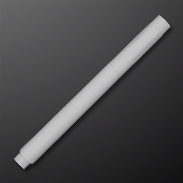 White Ink Marker For Light Badges and Cups: Blank Pricing... from ASI 34194 ALightPromos