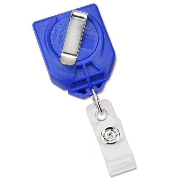 The most secure and twist-free custom badge reels available; clear vinyl... from ASI 79898 Promovision / PROMOVISION