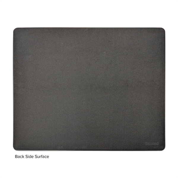 Black leatherette conference pad for glass tabletop measuring 17" x 14".... from ASI 48125 Dacasso / DaCasso