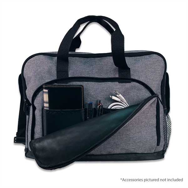 Heathered briefcase packed full of features and style while staying budget... from ASI 34800 Alstar Creations / Alstar Line