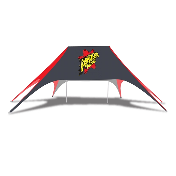 20 foot x 63 foot custom graphics polyester galaxy star tent.... from ASI 30442 Above & Beyond Advertising Products
