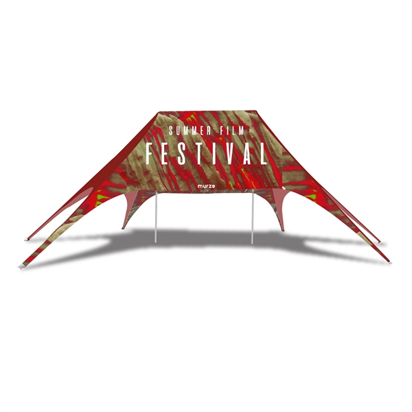 20 foot x 63 foot custom graphics polyester galaxy star tent.... from ASI 30442 Above & Beyond Advertising Products