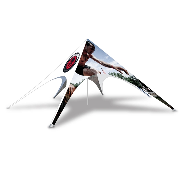 20' x 53' star tent with full graphics.... from ASI 30442 Above & Beyond Advertising Products / PromoAdLine