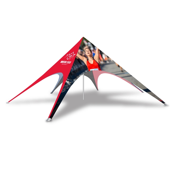 20' x 53' star tent with full graphics.... from ASI 30442 Above & Beyond Advertising Products / PromoAdLine
