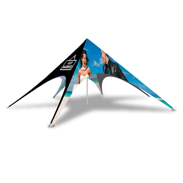 20' x 53' star tent with full graphics.... from ASI 30442 Above & Beyond Advertising Products / PromoAdLine