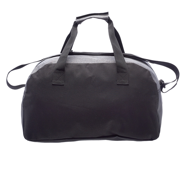 Executive duffel bag with a two-tone design, zippered main compartment, adjustable... from ASI 39552 BEL Promo