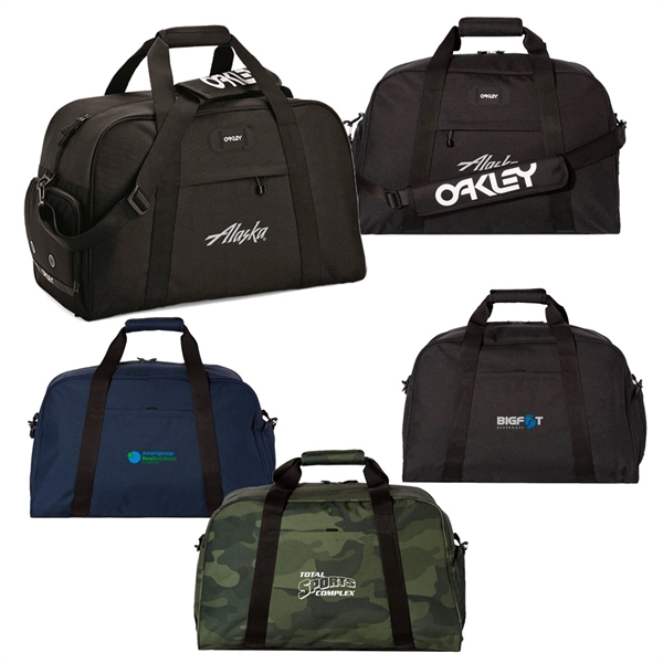 Oakley® street duffel bag with a 50 L capacity end pocket... from ASI 88060 Snugz/USA Inc / Sweda®