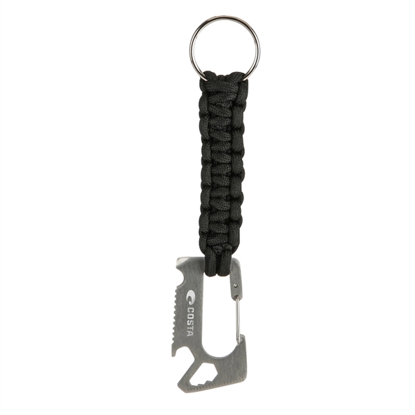 7-in-1 Basecamp® Peak carabiner multi-tool with a ruler, wrench, bottle opener,... from ASI 88060 Snugz/USA Inc / Sweda®