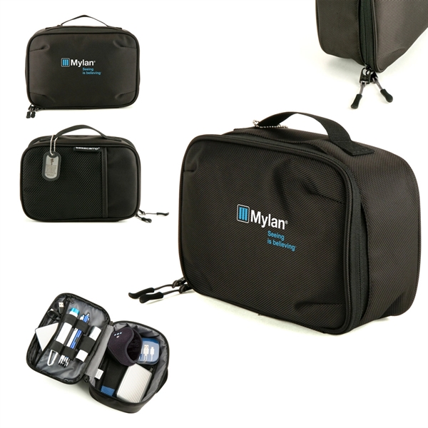 Basecamp® organizer tech pouch with internal elastic bands, several pockets, a... from ASI 88060 Snugz/USA Inc / Sweda®