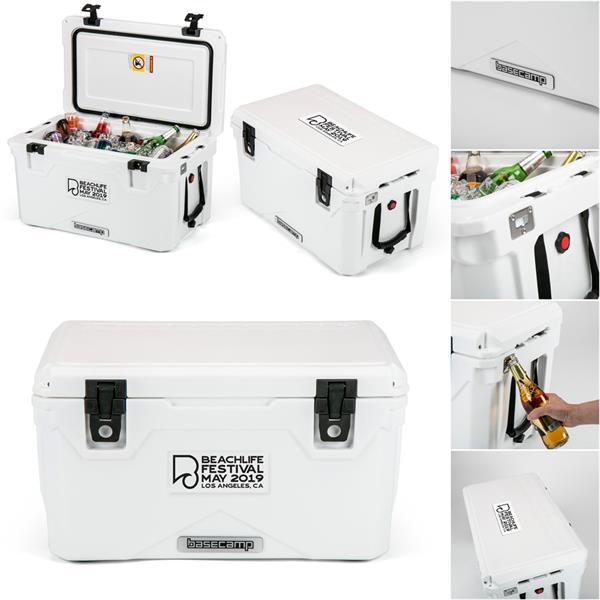 45 qt. Basecamp® large ice block cooler with a ruler on... from ASI 88060 Snugz/USA Inc / Sweda®