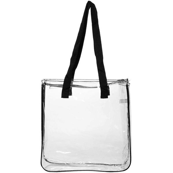 Clear tote bag made of PVC and measuring 6" x 12"... from ASI 39552 BEL Promo