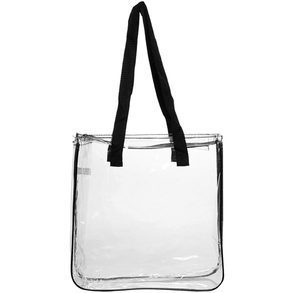 Clear tote bag made of PVC and measuring 6" x 12"... from ASI 39552 BEL Promo