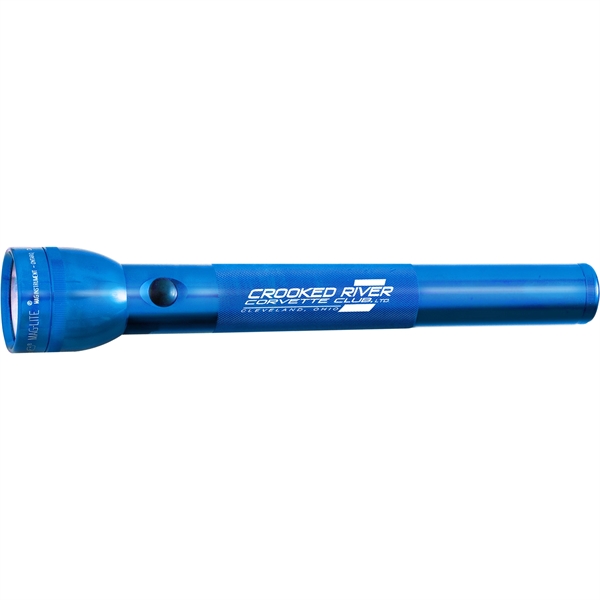 14 3/4" x 1 5/8" metal flashlight that requires four D-cell... from ASI 61966 HPG / Beacon Promotions